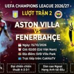 Nhận định bóng đá Aston Villa vs Fenerbahce tại vòng phân hạng Cúp C1 châu Âu trên CakhiaTV.