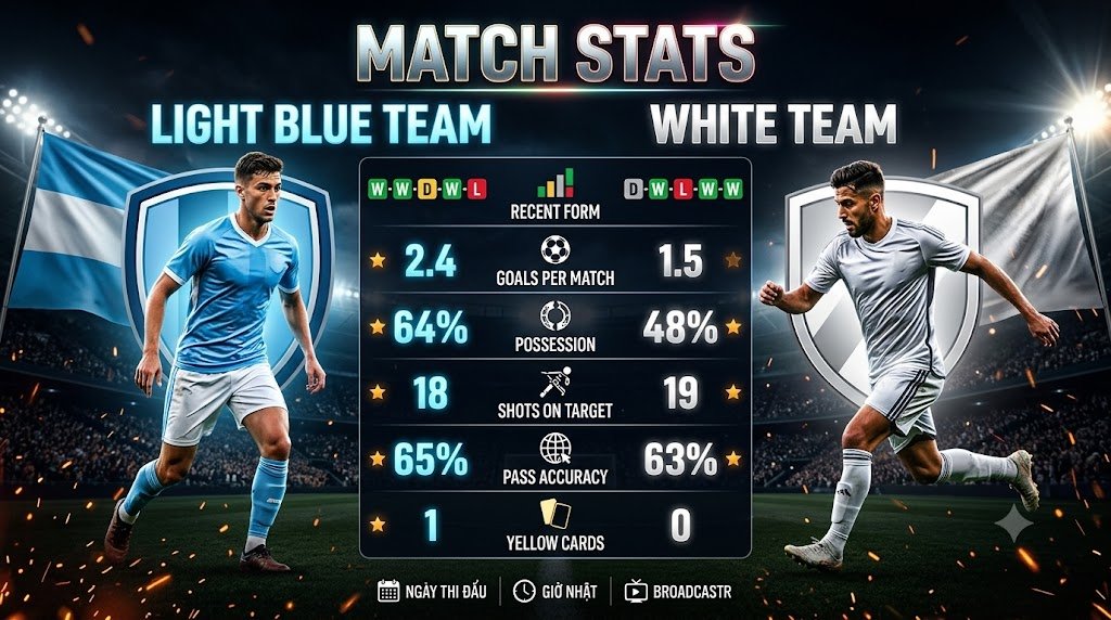 Bảng so sánh phong độ, lịch sử đối đầu và thống kê sức mạnh giữa Slovan Bratislava và Stuttgart